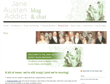 Tablet Screenshot of blog.janeaustenaddict.com